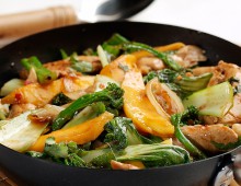 Caramelised Chicken And Mango Stir Fry