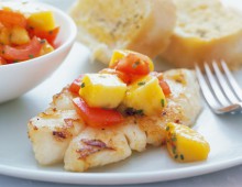 Fish With Mango And Tomato Salsa