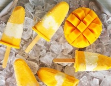 Rippled Mango Popsicles