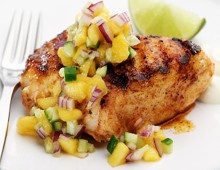 Mango Salsa With Grilled White Fish