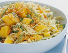 Mango and Sesame Coleslaw