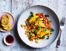 Mango salmon ceviche