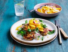 Thai chicken salad with pickled lemongrass mango